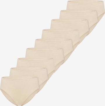 SCHIESSER Slip 'Essentials Cotton' in Beige: Vorderseite