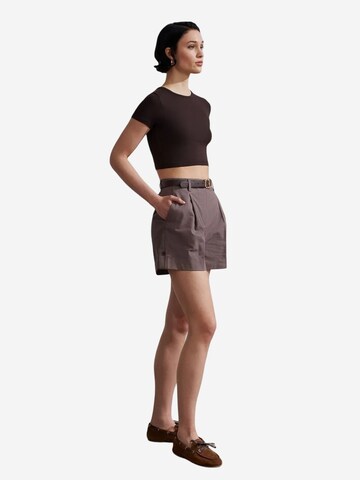 Dilvin Shirt 'T-Shirts' in Brown
