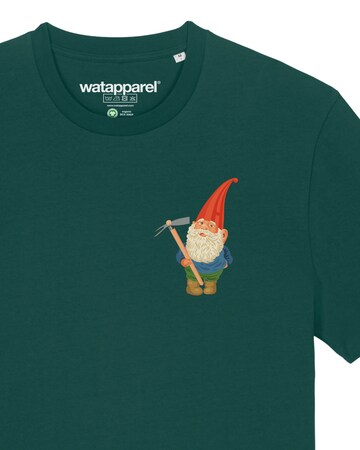Maglietta ' Gartenzwerg ' di Watapparel in verde