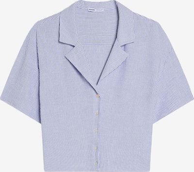Bershka Pusero koossa XS värissä vaaleansininen / valkoinen, Tuotenäkymä