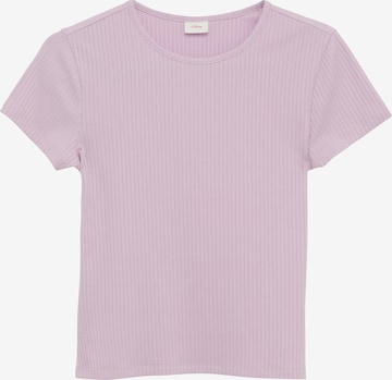 s.Oliver Shirt in Lila: Vorderseite