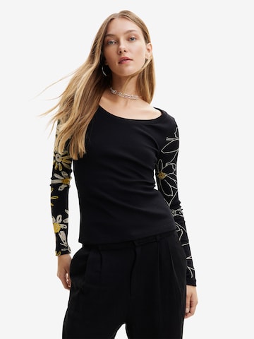 T-shirt Desigual en noir : devant