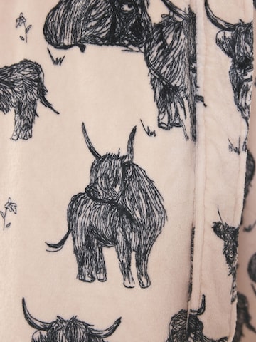 Next Банный халат короткий в Бежевый