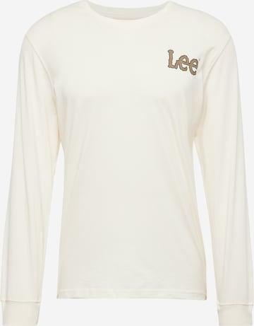 Lee T-shirt 'ESSENTIAL' i beige: framsida
