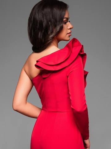 Ombre Abendkleid‌‌‌‌ in Rot