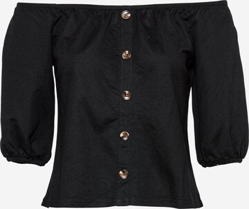 Camicia da donna 'Gisa' di ABOUT YOU in nero: frontale