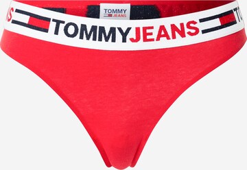 Tommy Jeans - Tanga en rojo: frente