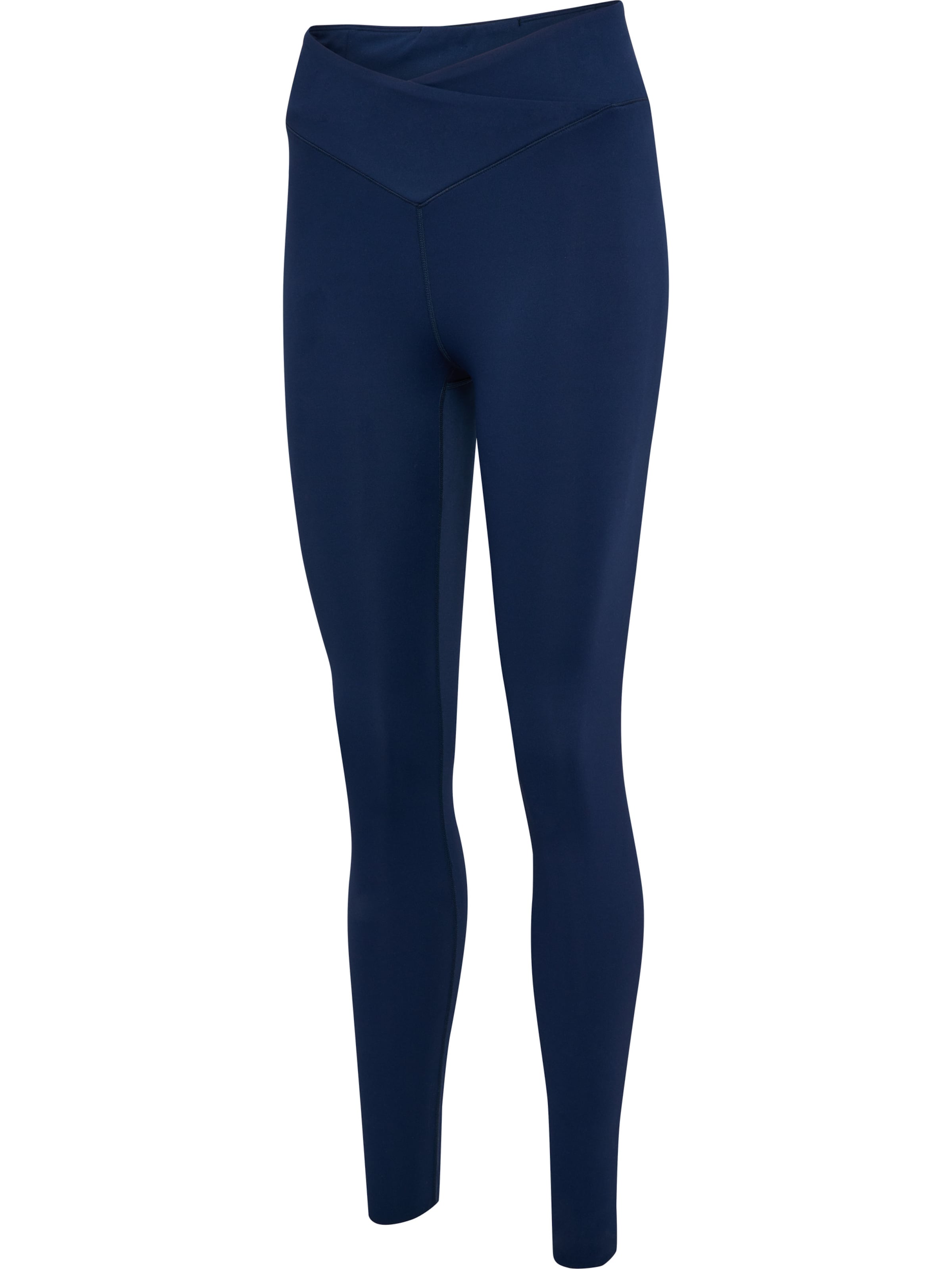 Hummel Skinny Sportbroek in Blauw