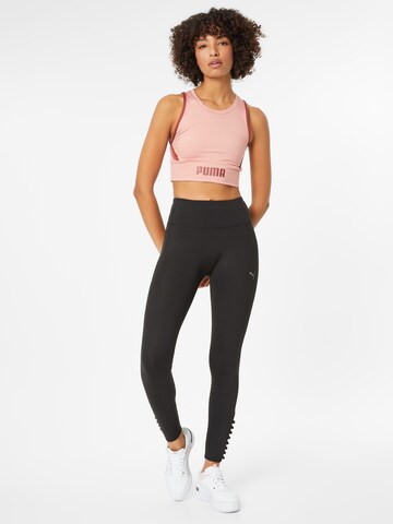 PUMA - Skinny Calças de desporto em preto