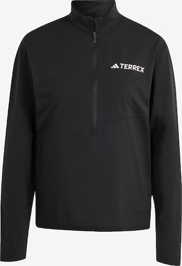 ADIDAS TERREX Tehnička sportska majica 'Multi Climacool 1/2 Zip Long Sleeve' u crna / bijela, Pregled proizvoda
