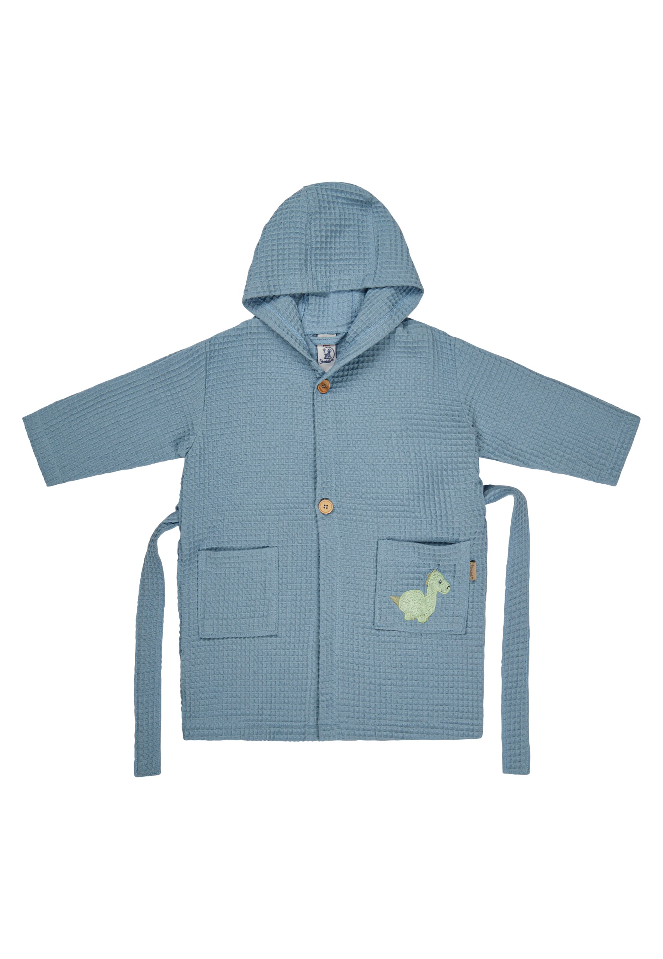 STERNTALER Bathrobe 'DINO Rexi' in Blue