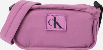 Calvin Klein Jeans - Bolso de hombro en lila: frente