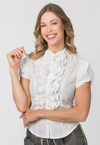 STOCKERPOINT Trachtenbluse 'Melly' in Beige: Vorderseite