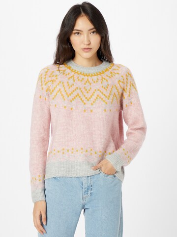 ONLY Sweater 'Greta' in Pink: front