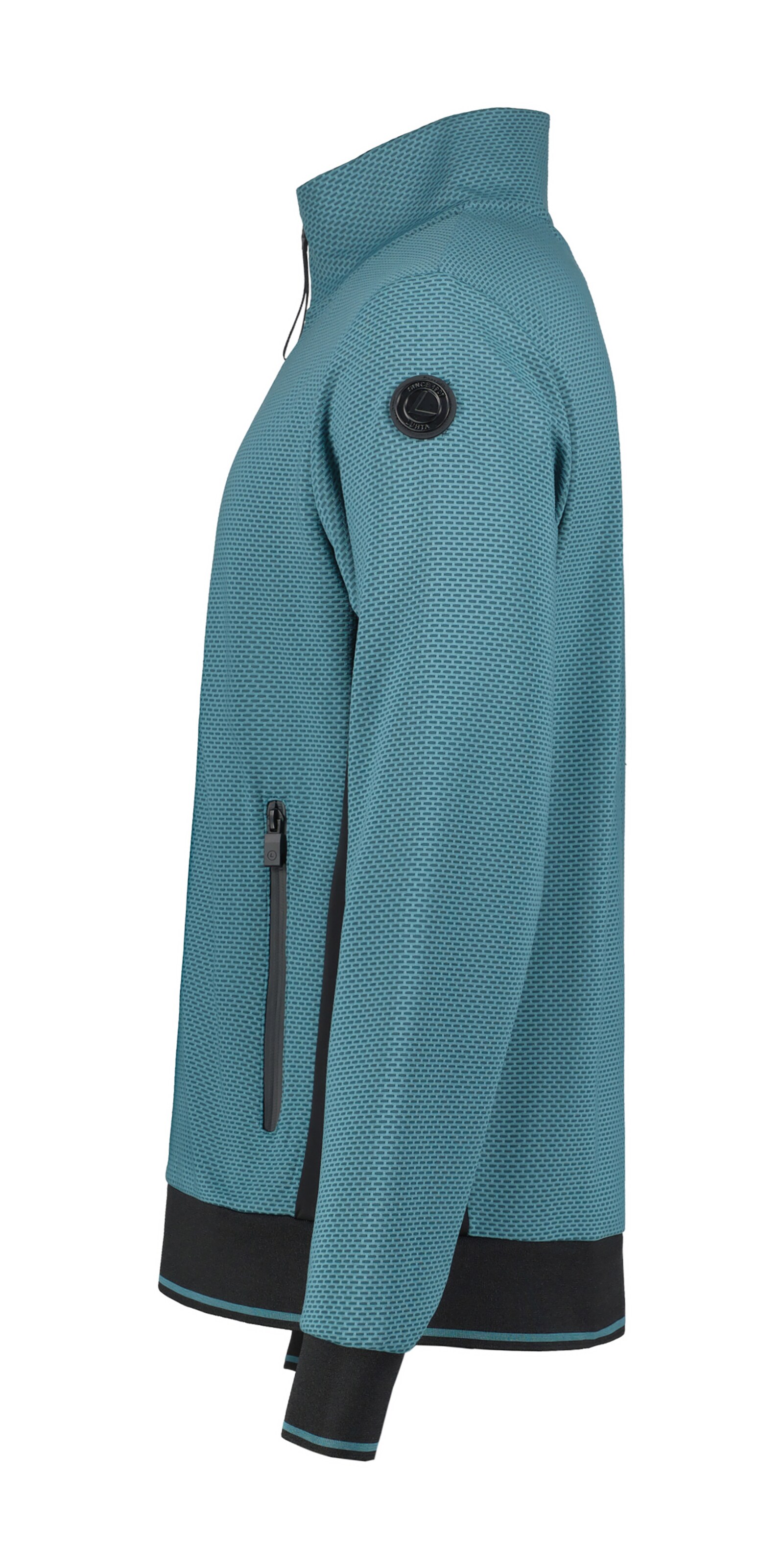 LUHTA Športová mikina so zipsom 'Ihode' - Zelená