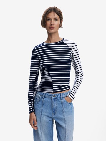 Desigual - Camiseta en negro: frente