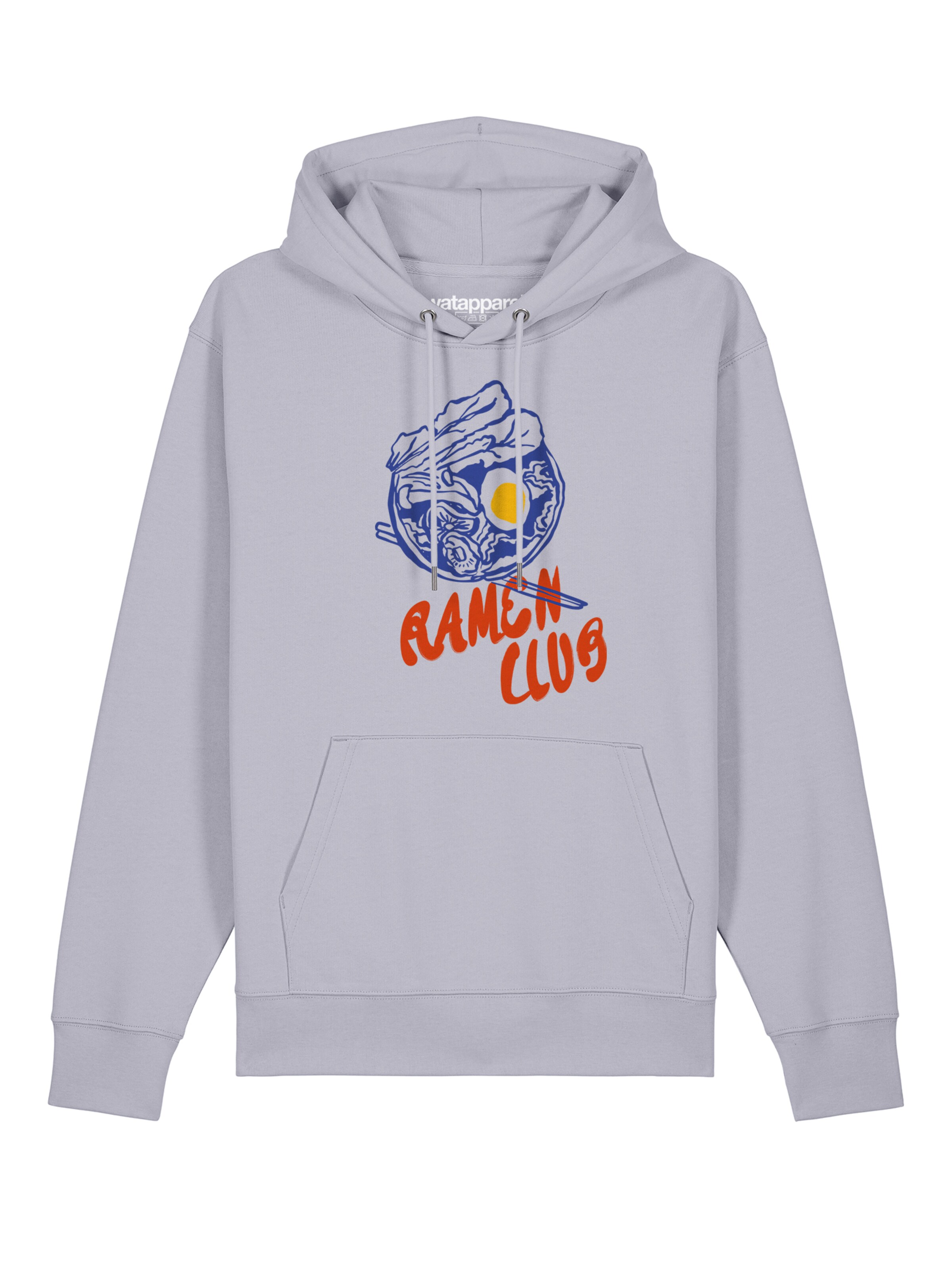 Watapparel Sweatshirt 'Ramen Club' in Lila: Vorderseite