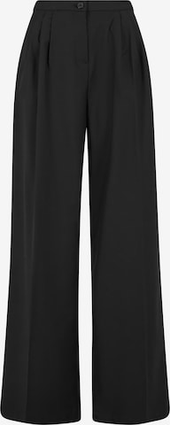 Urban ClassicsWide Leg/ Široke nogavice Hlače - crna boja: prednji dio