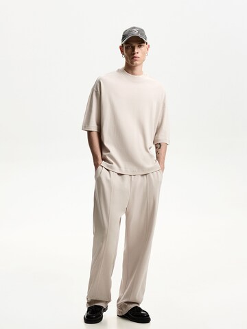 Loosefit Pantaloni di Bershka in grigio: frontale