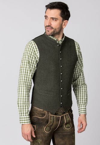 STOCKERPOINT Traditional Vest in Green: front