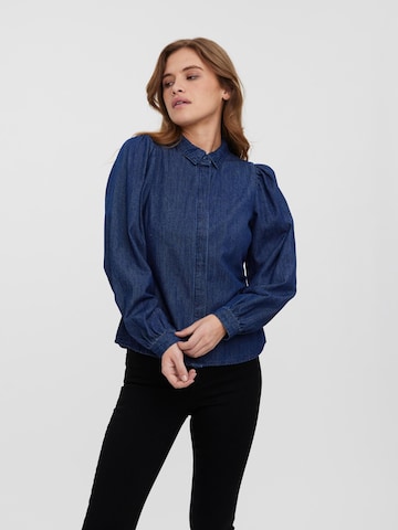 Camicia da donna 'Nily' di VERO MODA in blu: frontale