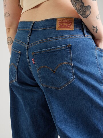 Wide leg Jeans '318' de la Levi's® Plus pe albastru