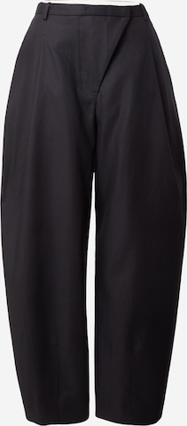 & Other Stories - Pantalón plisado en negro: frente
