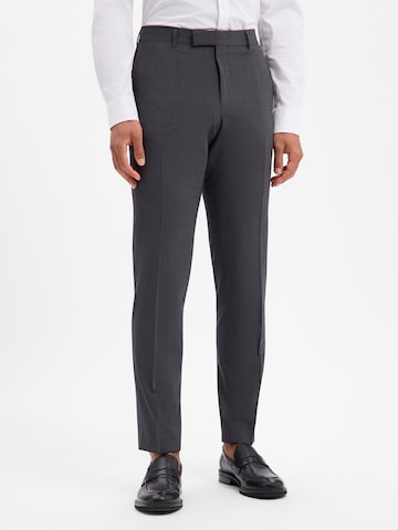 Regular Pantalon chino 'H-Gio-MM-C-NF' BOSS en gris : devant