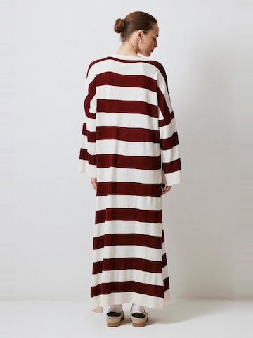 Touche Prive Gebreide jurk in Rood