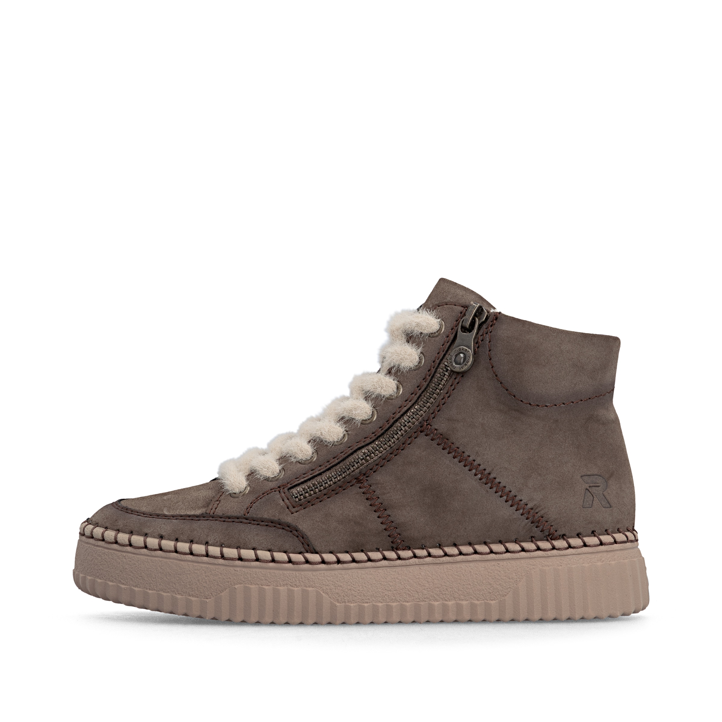 Baskets hautes 'N9901' Rieker en marron