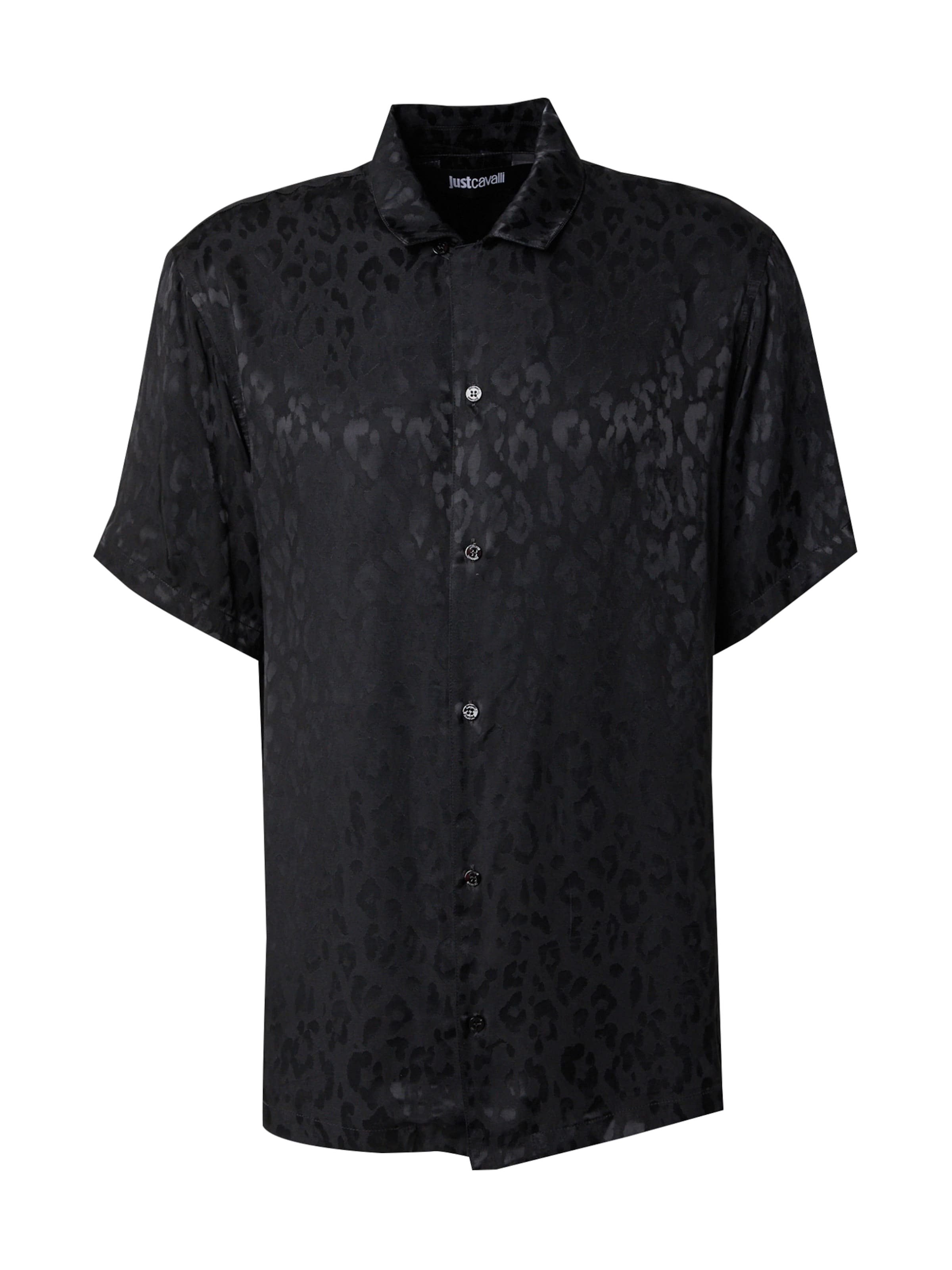 Just Cavalli - Comfort Fit Camisa em preto: frente