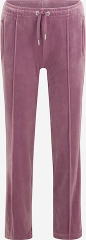 Pantalon 'TINA' Juicy Couture Petite en violet : devant