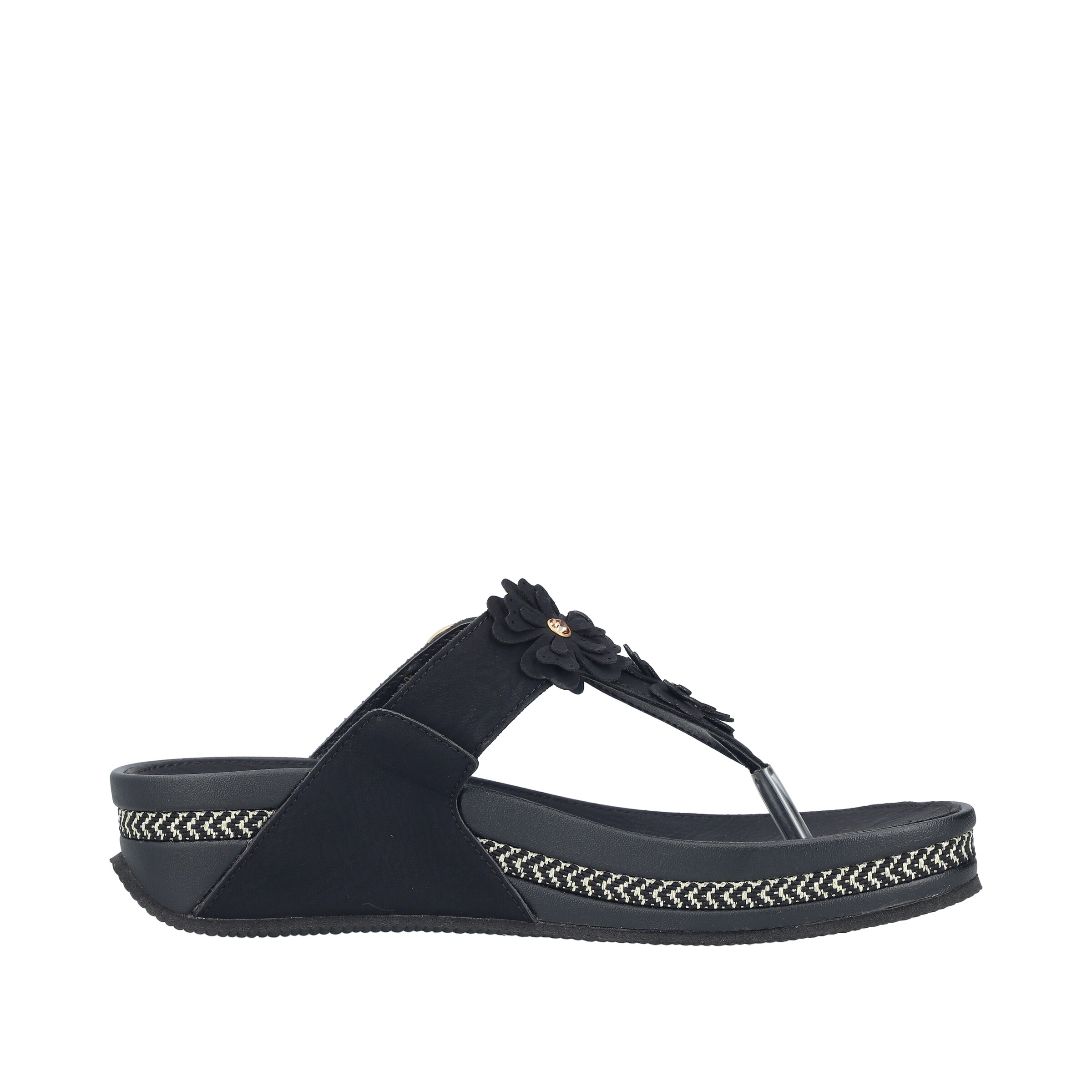 Tongs Rieker en noir