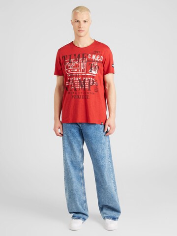 CAMP DAVID - Camiseta 'The Craftsmen' en rojo