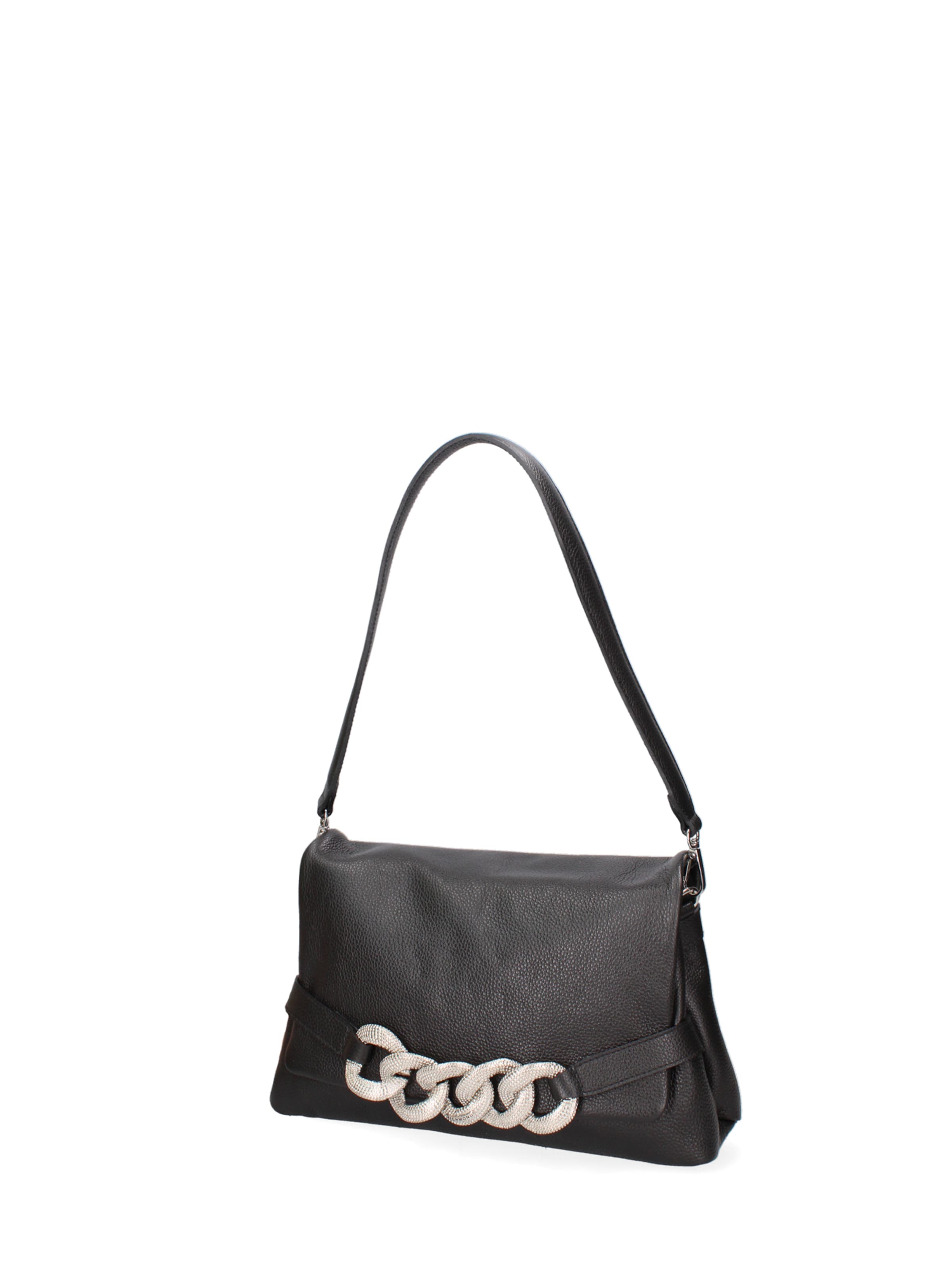 John Richmond Schoudertas in Zwart