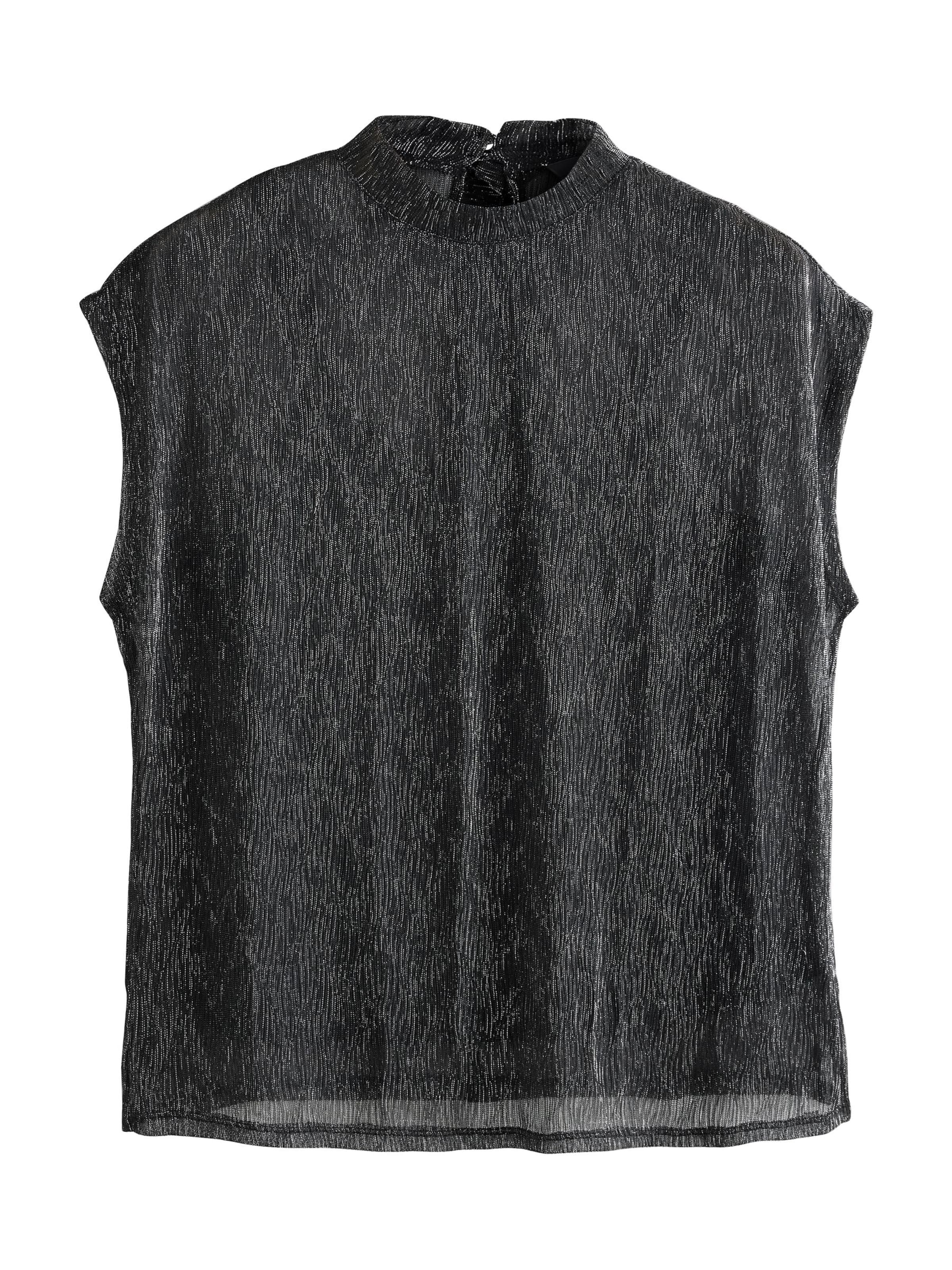 Next Μπλούζα σε μαύρο: μπροστά