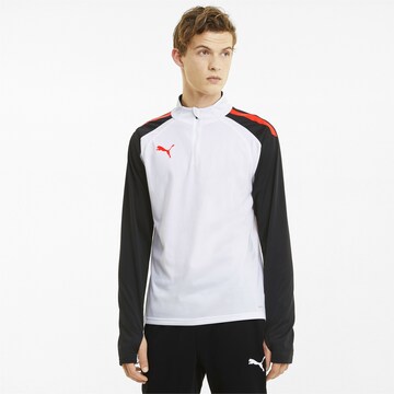 PUMA Sportsweatshirt 'Team Liga' in Wit: voorkant