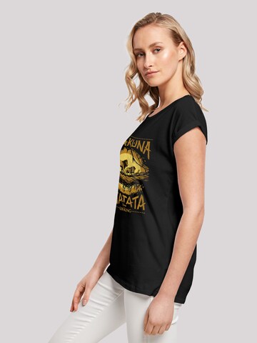 F4NT4STIC Shirt 'Disney Der König der Löwen Hakuna Matata' in Schwarz