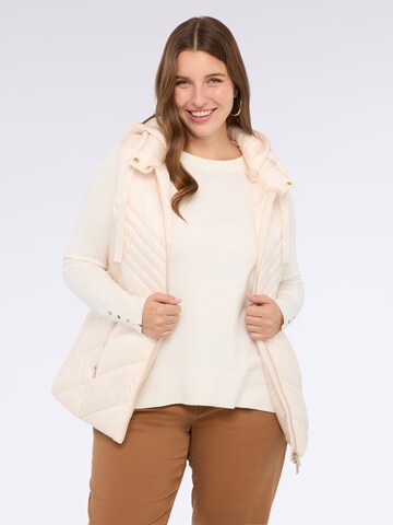 Fiorella Rubino Bodywarmer in Beige: voorkant