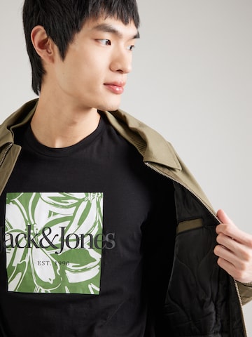 JACK & JONES T-Shirt 'JWHLAFAYETTE' in Schwarz