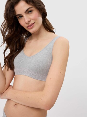 BeeDees Top 'Bustier Comfee Crop Top' in Grey