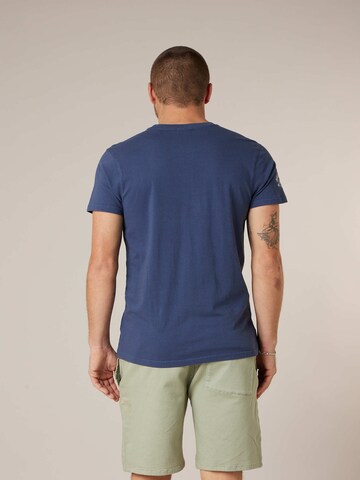 T-Shirt 'Motoclub' Deeluxe en violet