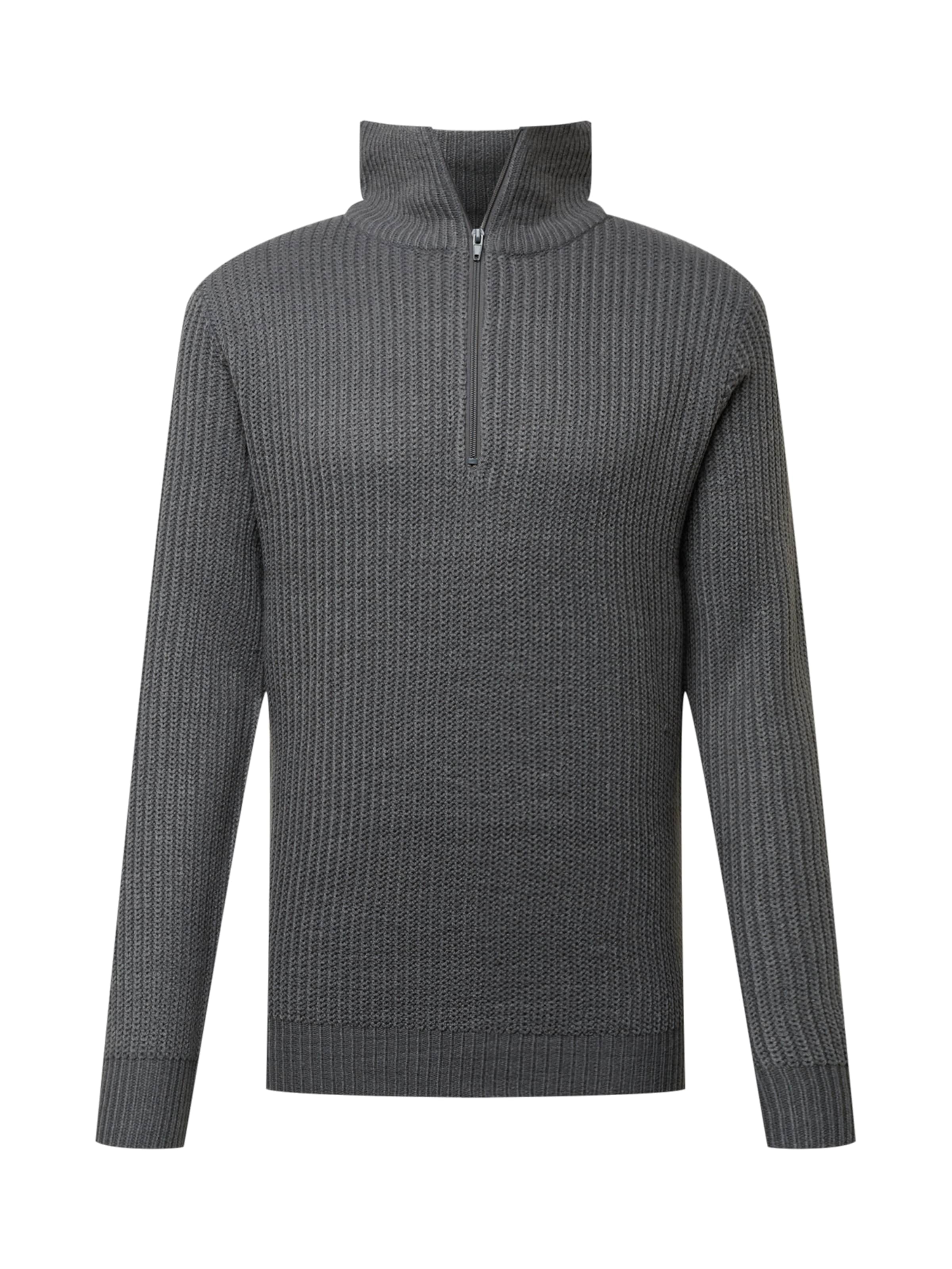 Brandit Svetr – šedá: přední strana