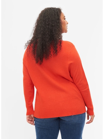 Zizzi - Pullover em vermelho