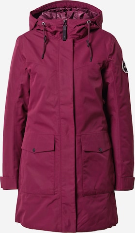 Veste outdoor 'ALPENA' ICEPEAK en rouge : devant