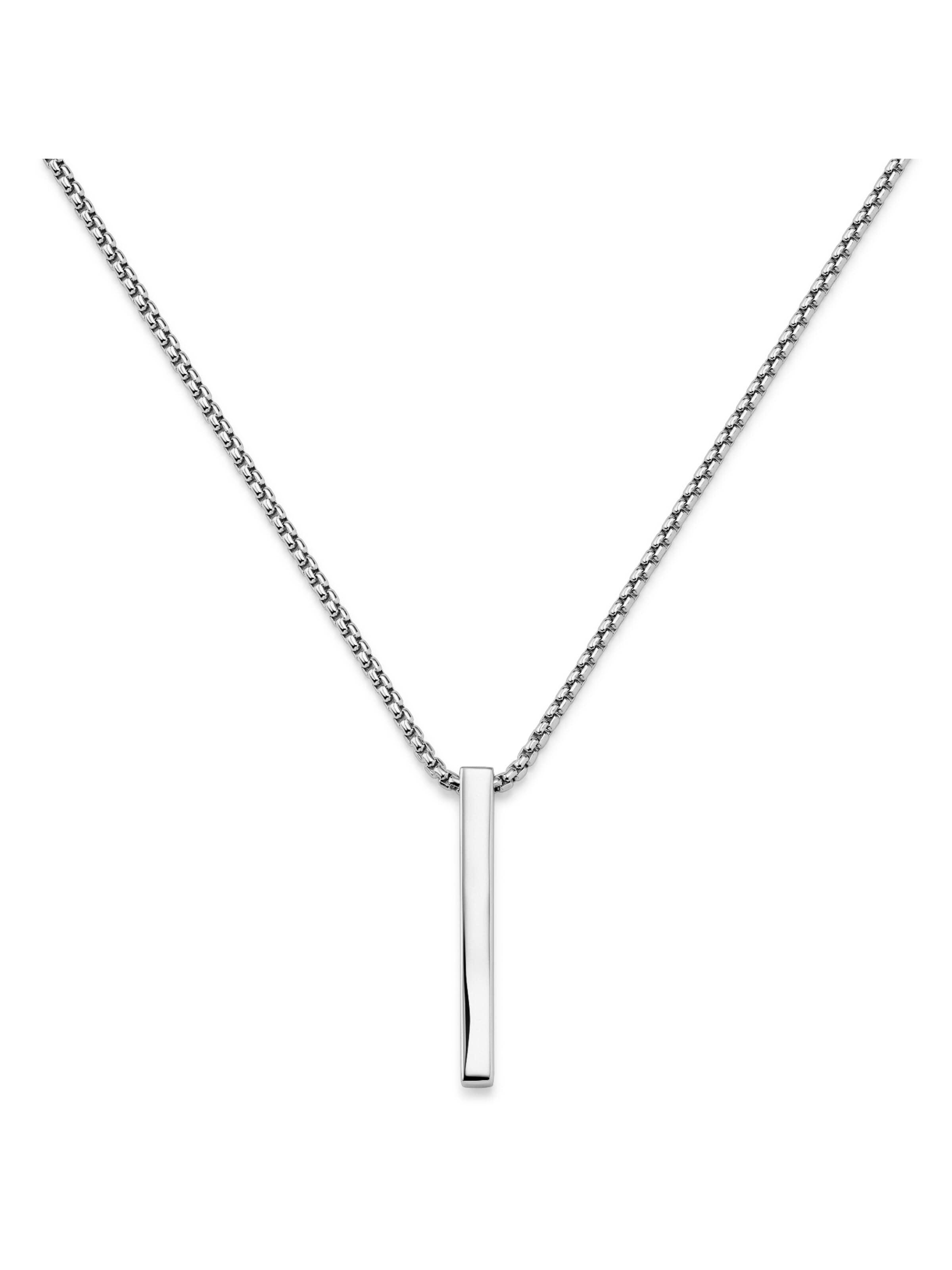 Seizmont Necklace 'Argentia' in Silver: front