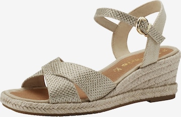 TAMARIS Sandaal in Beige: voorkant