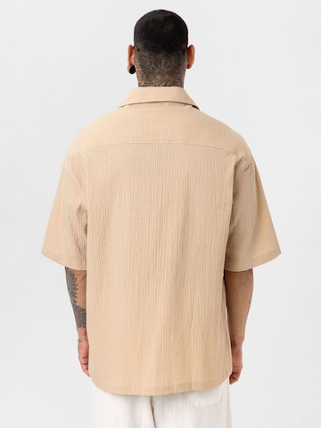 Dandalo Comfort fit Button Up Shirt 'Luc' in Beige