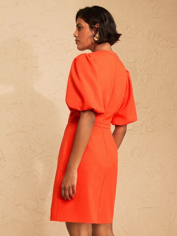 love & roses Dress in Orange