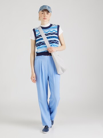 b.young Regular Pleat-front trousers 'BYDASIE' in Blue